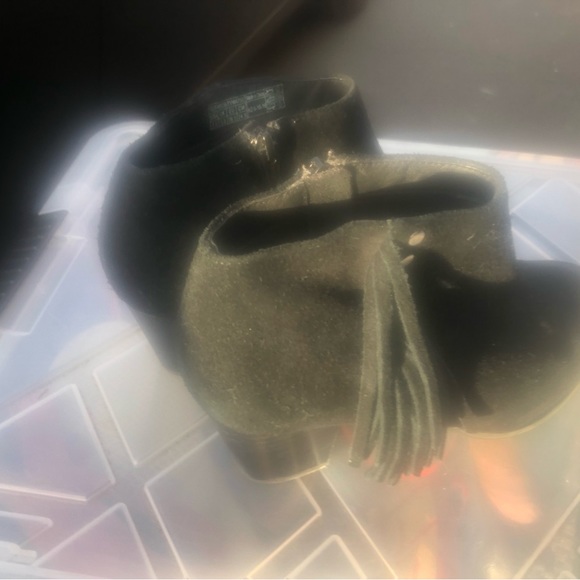 Vionic 322 Faros Womens Black Suede Leather Upright Faros Fringe Boots Size 7.5 - Picture 6 of 11